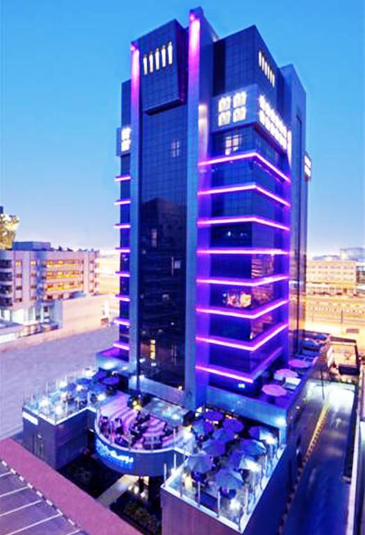 Halo Hotel Dubai Exteriör bild
